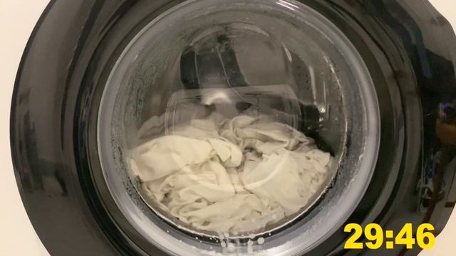 Звук стиральной машины Samsung EcoBubble (стирка белья 1 час)