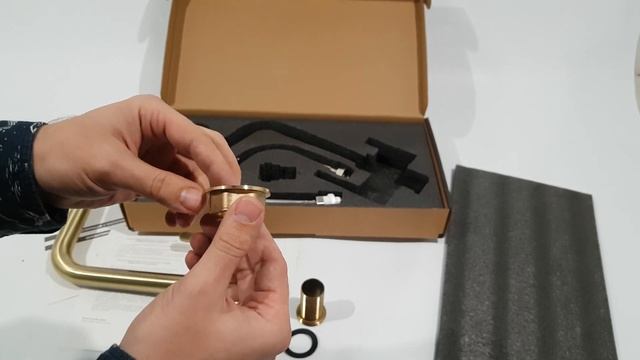 Смеситель для кухни под осмос Globus Lux GLLR-0444-9-BRONZE смотреть онлайн