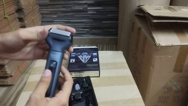 Kemei 3 in 1 Grooming Kit with Trimming, Shaving and Nose Trimming KM-1433 смотреть онлайн