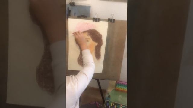 Тема «Портрет» в студии «Я-Художник» , авторы: Алиса 9 лет, Виталина 10 лет смотреть онлайн