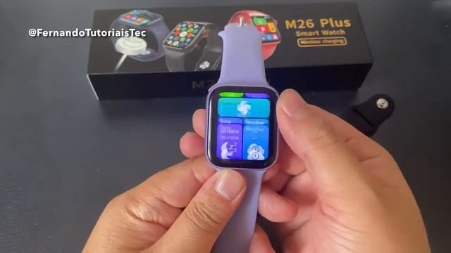 Unboxing M26 Plus Smartwatch - 44mm, tela de 1.77” e muito mais. смотреть онлайн