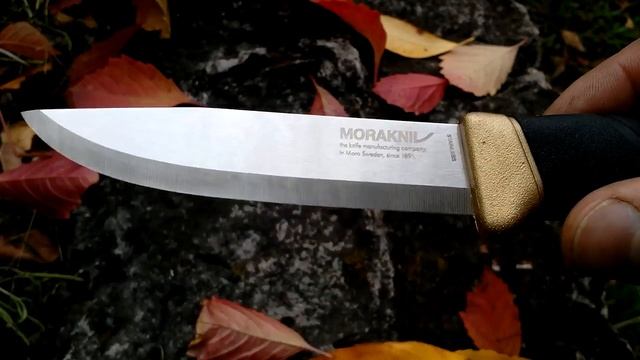 нож Mora Companion Black 125. обзор. сравнение. смотреть онлайн