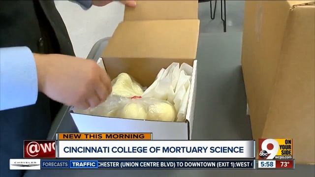 Cincinnati College of Mortuary Science students are used to explaining their 'weird' course of stud
