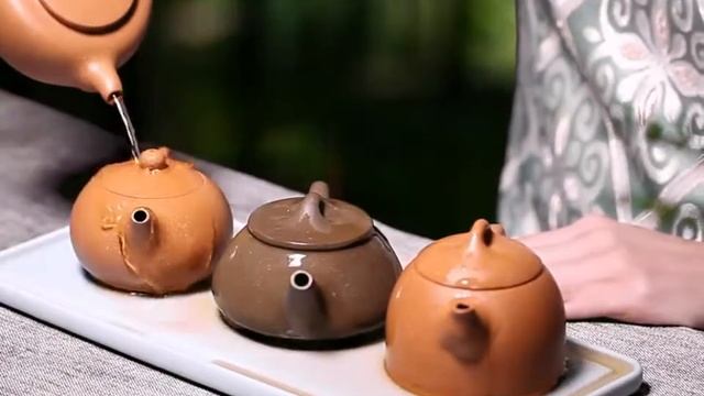 Чайник исинский/из исинской глины, 120 мл, эгоист, ручная работа, Ши Пяо (Каменный ковш)