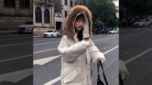 зимнее длинное  женское пальто