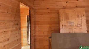 Дом из бруса в полтора этажа 8,0х8,0 м.