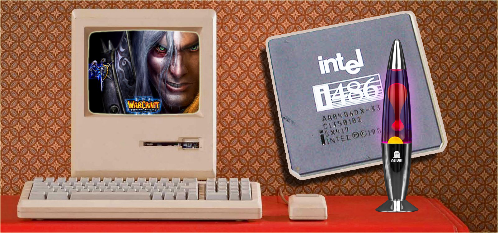 Попытка запустить WarCraft 3 на Intel486DX процессоре ??