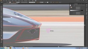 How to draw a ferrari vector through pen tool