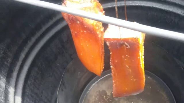 Грудинка горячего копчение