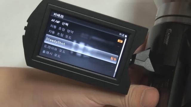Sony NEX-VG10 메뉴 조작 설명 смотреть онлайн