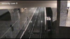 Метро Полежаевская    поезд призрак
