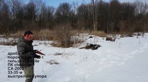 ТОЗ-106 /+-/20-й калибр и порох M92S. Дробь №1 и №6