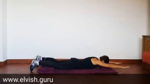 Подьем корпуса из положения лёжа на животе