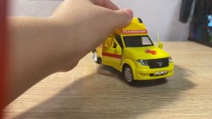 обзор модельной машинки уаз профи от технопарк машинка умеет говорить