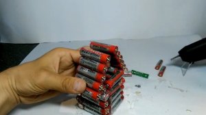 ★DIY Домик из батареек (АА-обычные пальчиковые).