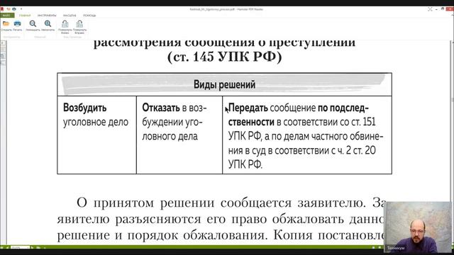 Уголовный процесс Лекция 9 ВОЗБУЖДЕНИЕ УГОЛОВНОГО ДЕЛА