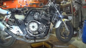 HONDA cb400sf сцепление