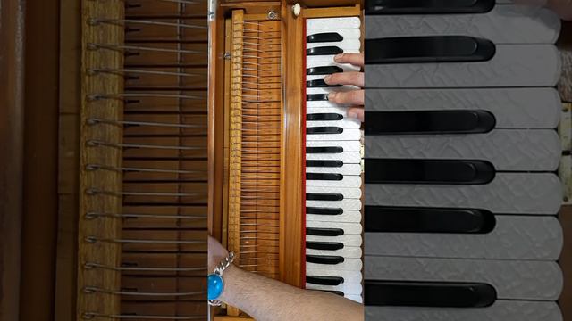 #44 #Ahmadzahir Learning harmonium Ahmad Zahir's school A Major scales  آموزش هارمونیه درس 44
