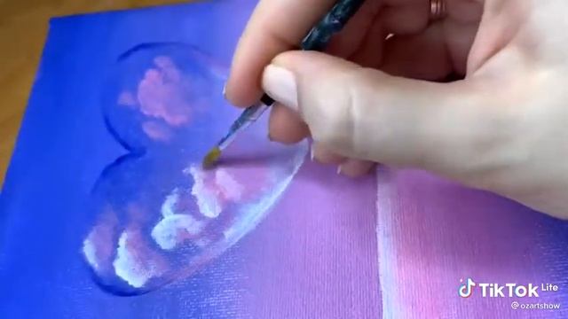Лайфхак из тик тока как нарисовать красивую ночь