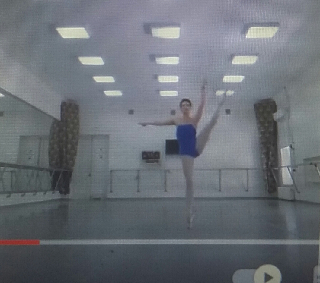 итальянское фуэте с 2х ног - балерина Маргарита Андреева смотреть онлайн