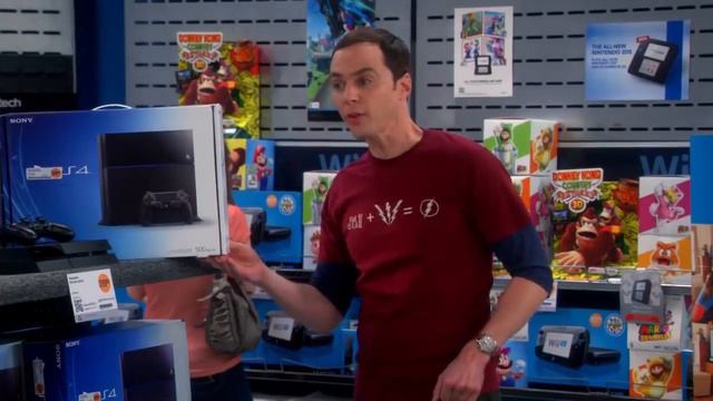 The Big Bang Theory - Sheldon can't choose between PS4 and Xbox One S07E19 [HD] смотреть онлайн