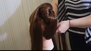 Высокая вечерняя прическа\\  High evening hairstyle