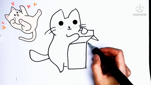 рисуем котенка смотреть онлайн