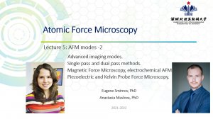 Атомно-силовая микроскопия (АСМ). Лекция 5: Методы визуализации поверхности в АСМ