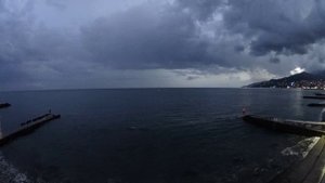 Вечер в ялтинской бухте (timelapse)