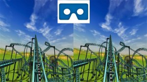 Roller Coaster 3D VR video 3D SBS VR box google cardboard 2