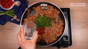 Запеканка за 10 минут! Идеальное блюдо из картофеля и мясного фарша, на сковороде