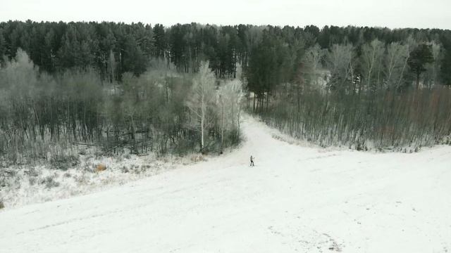 Лыжи, снег, лес... - эмоции из детства. смотреть онлайн