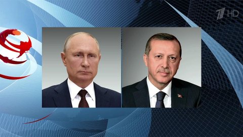 Президенты России и Турции обсудили безопасность судоходства на Черном и Азовском морях