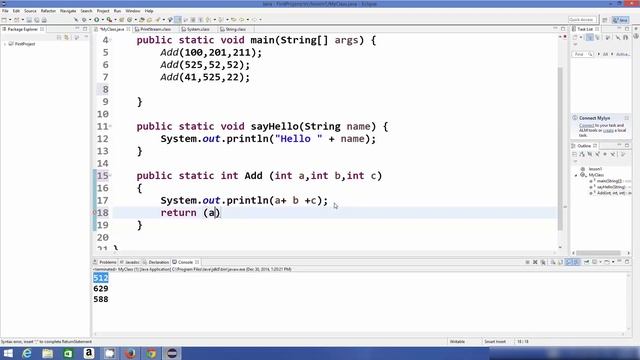 Lean Java Methods With Examples | Creating Method, Calling, Passing Parameters, Method Overriding