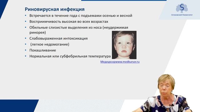 Острые респираторные вирусные инфекции. Грипп. Часть 1 смотреть онлайн