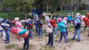 Утренняя зарядка в Детском саду