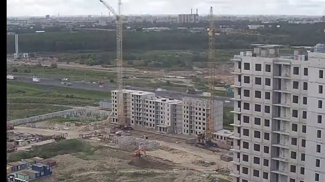 Монтаж башенного крана КБ-503 и работа башенных кранов КБСМ-503Б смотреть онлайн