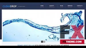 Water WordPress Theme by Butterfly WordPress TMT by Bevis Sequoia