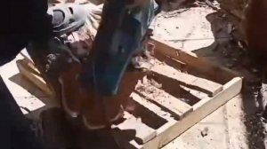 Отзыв обзор Насадка дровокол на перфоратор и дрель . Акация большие пеньки . Производители MasterSe