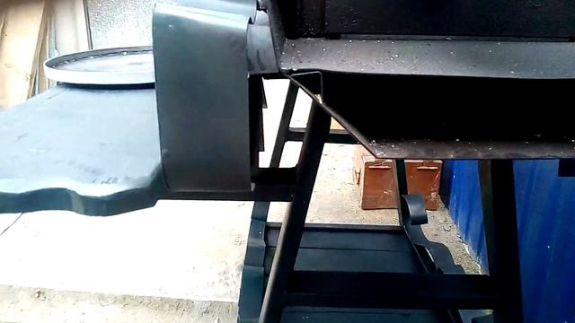 печь мангал "корабль"