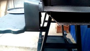 печь мангал "корабль"