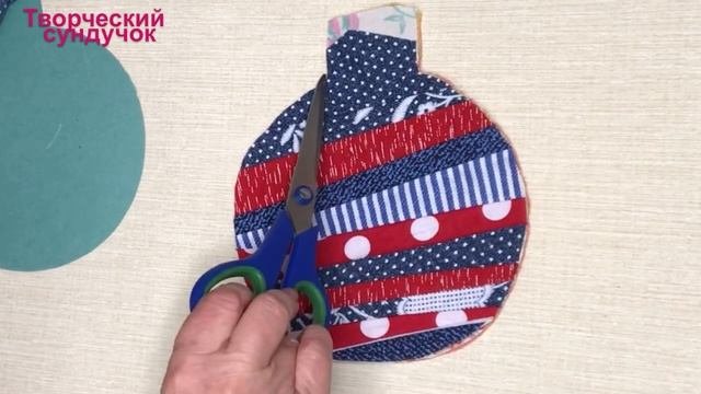 Утилизация узких полосок ткани! Быстро, просто,красиво! Подарочные прихватки!