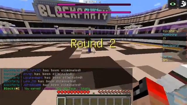 blockparty!!! ip сервера со всеми мини играми включая TNTRun в майнкрафт и без лицензии!!! смотреть онлайн