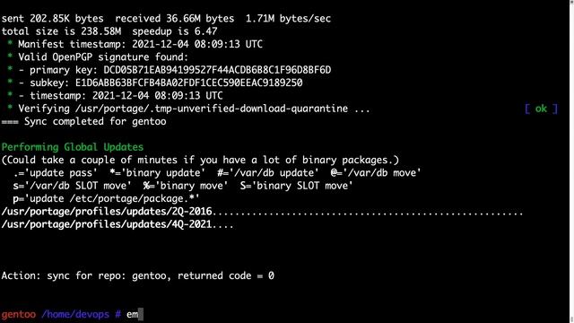 How to install Ansible in Gentoo Linux - Ansible install