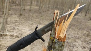 Лесной тест Vector Кизляр Суприм после переточки на 40 градусов