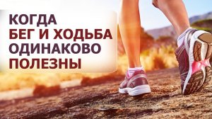 Ходить или бегать? Когда бег и ходьба одинаково продляют жизнь!
