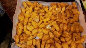 Картошка деревенская в духовке BOSCH.