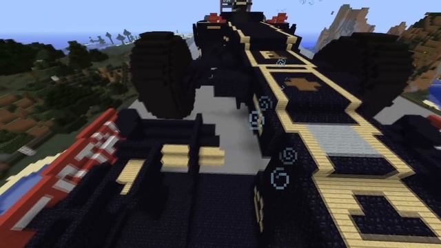 Minecraft 3D Art: Lotus E20 F1 Car 2012