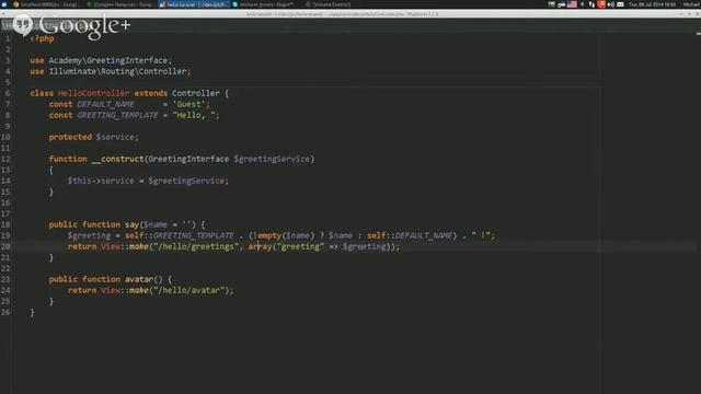 PHP, Laravelframework, общие свелдения, MVC, контроль зависимостей с Composer, Michael