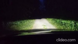 Сравнение света галогена на Джили Кулрей с лампами F3